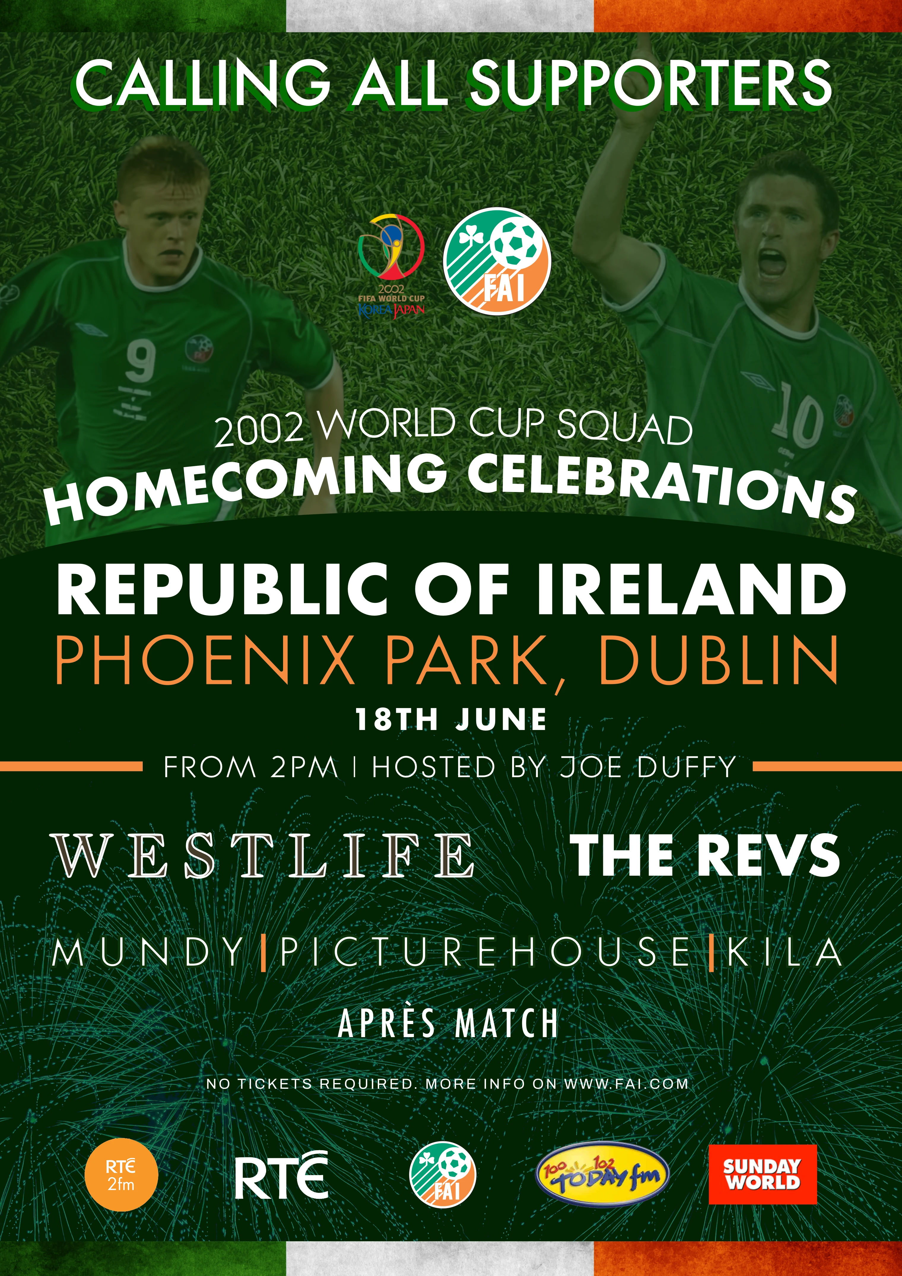 Rory & The Island Live at 2002 World Cup