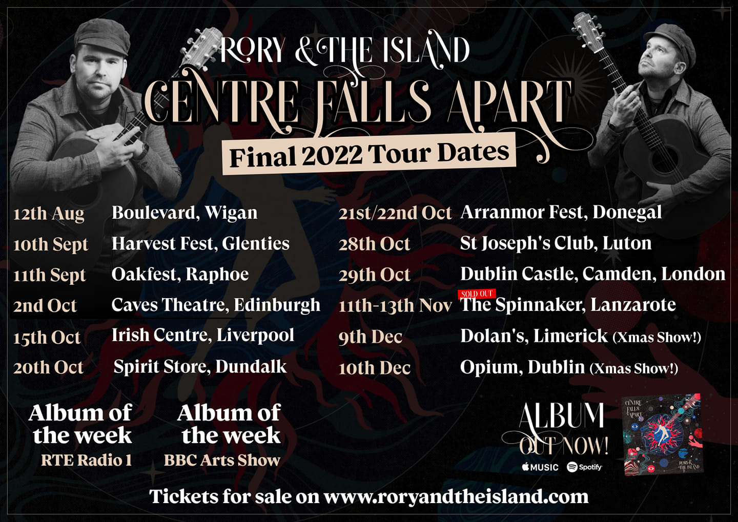 Rory & The Island Centre Falls Apart Tour