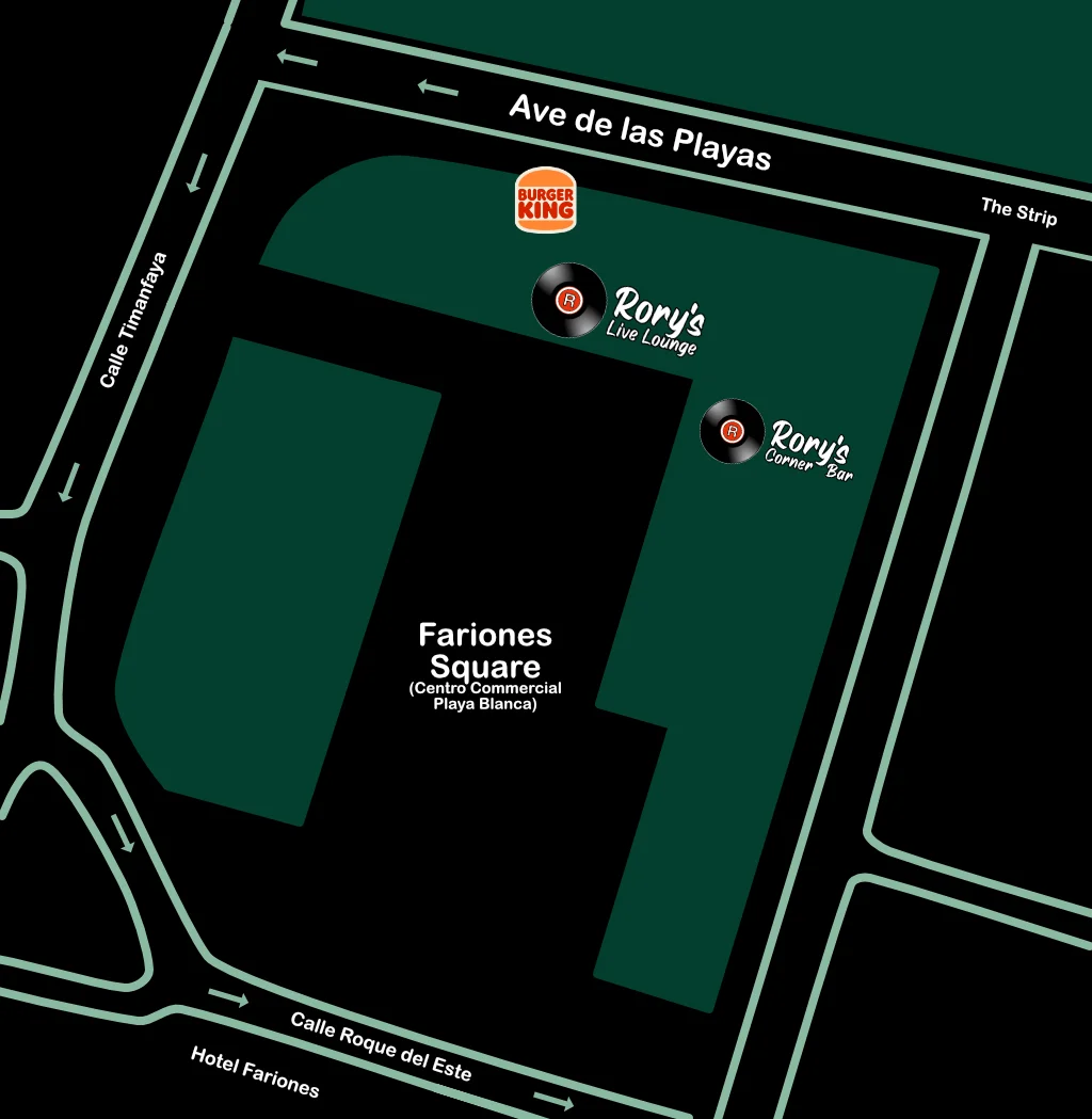 Rory's Corner Bar Sports Bar  Bar in Puerto del Carmen
